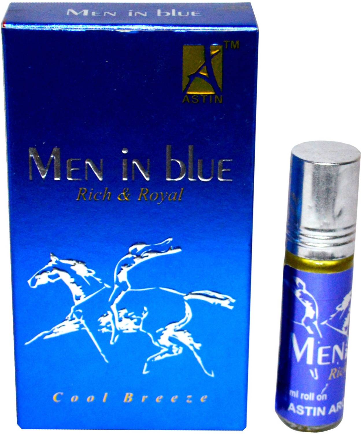 ASTIN Men in Blue Floral Attar - Image 2