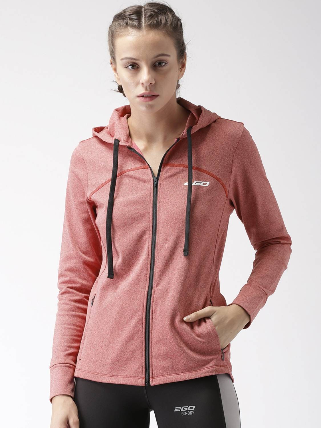2GO Full Sleeve Solid Women Jacket