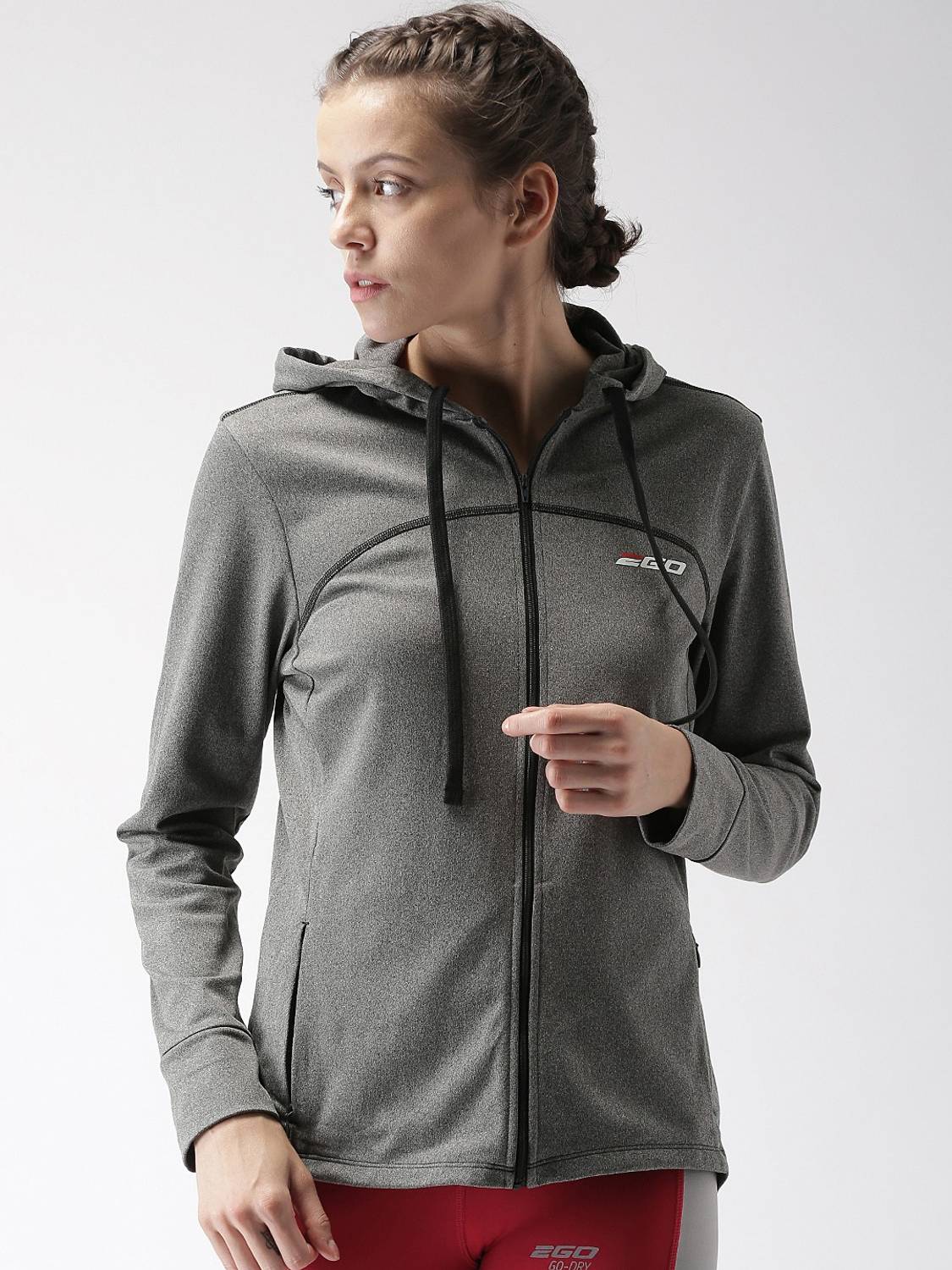2GO Full Sleeve Solid Women Jacket