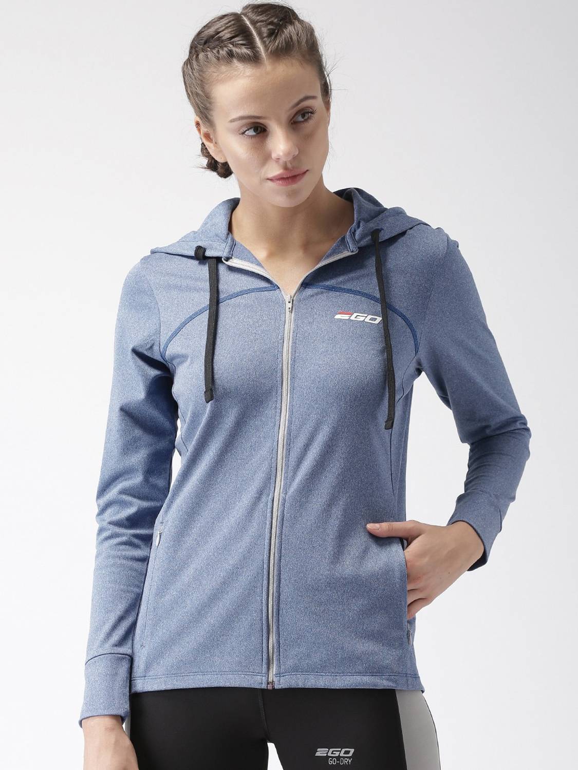 2GO Full Sleeve Solid Women Jacket