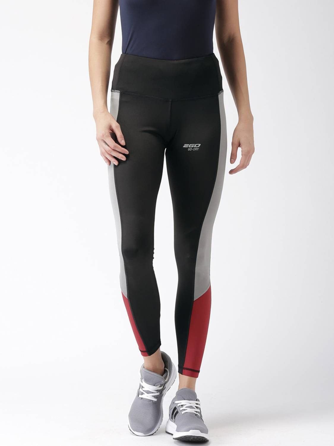 2GO Solid Women Black Tights