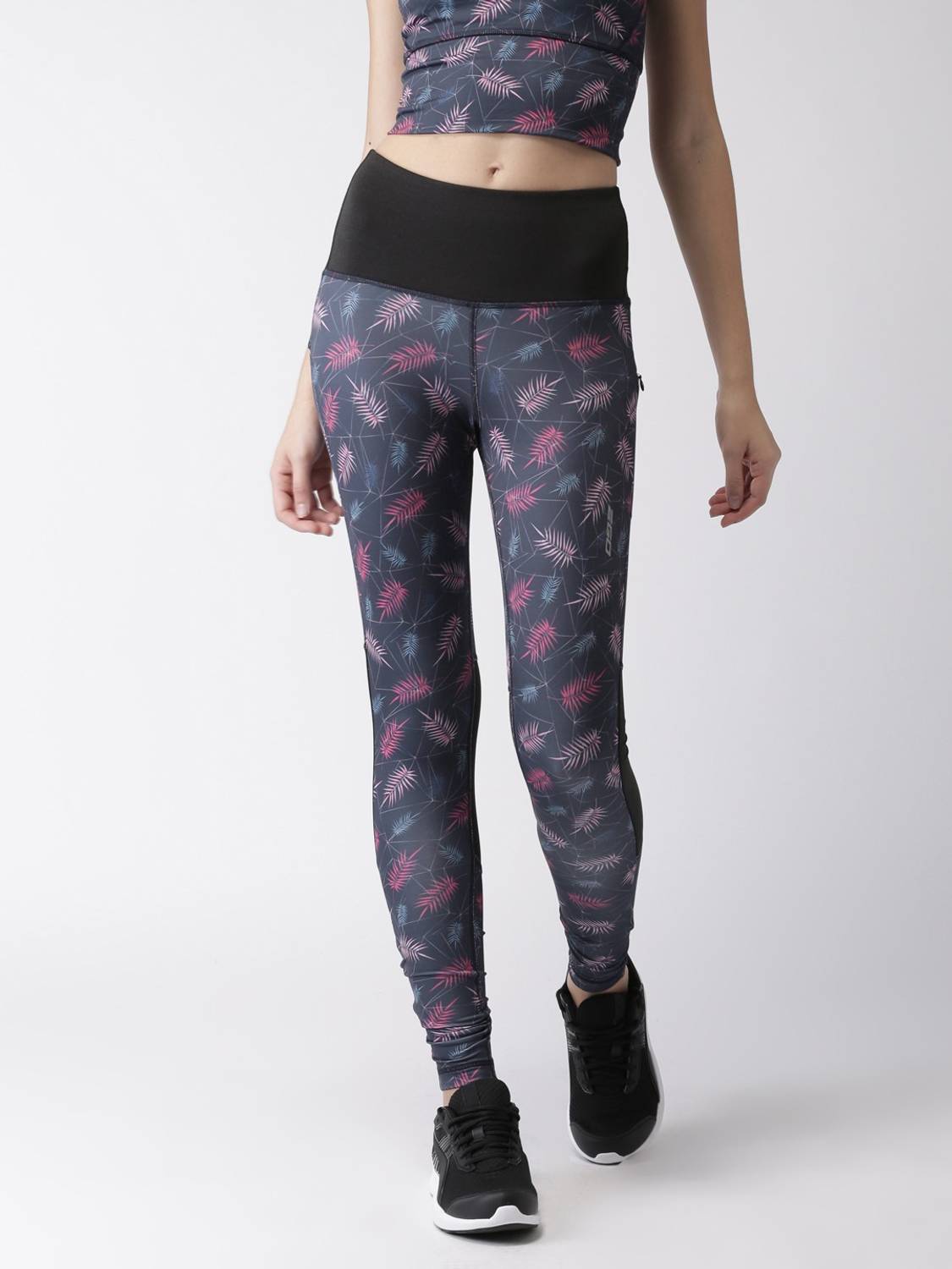 2GO Printed Women Multicolor Tights