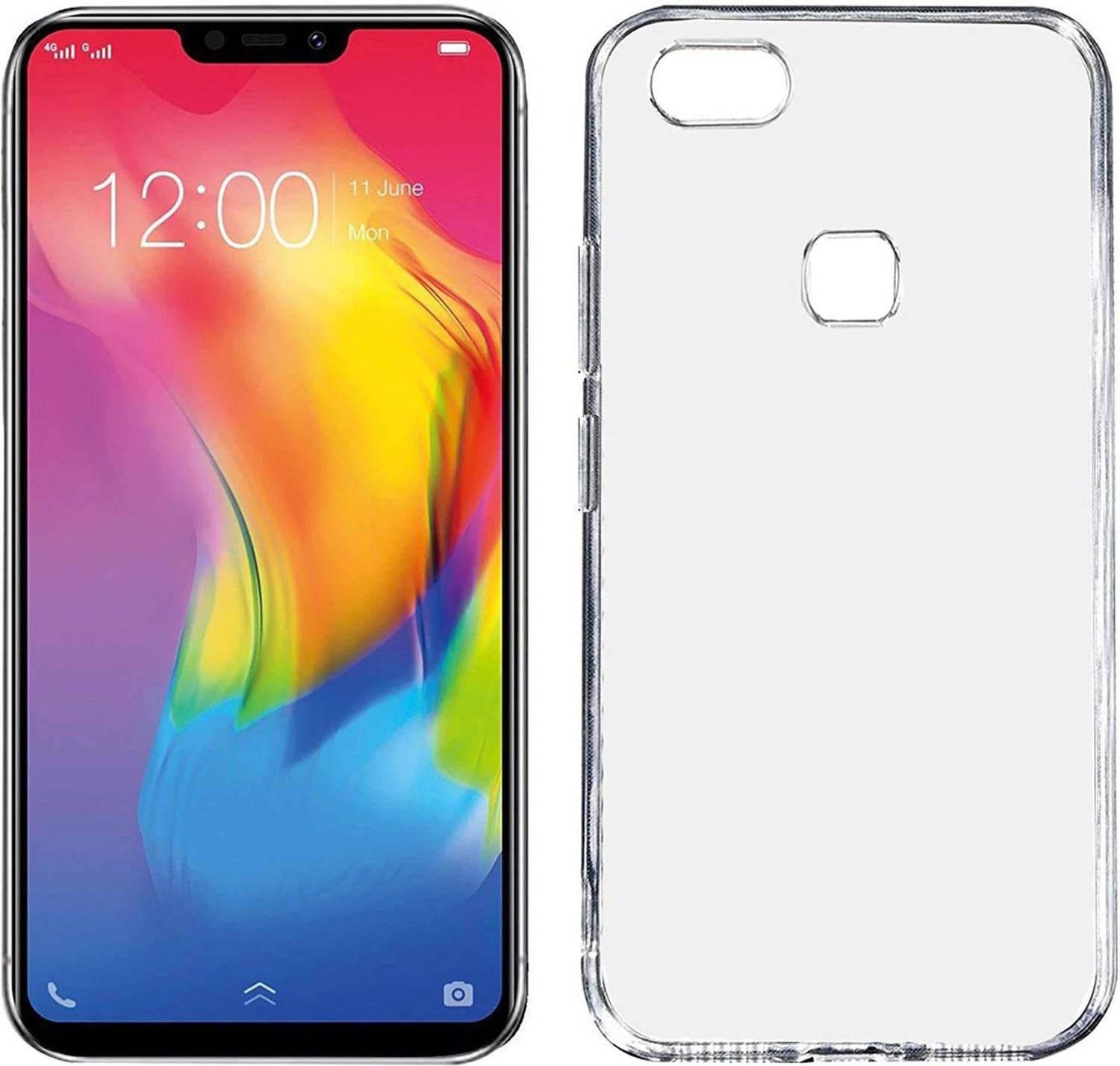 Allit Back Cover for Vivo Y81 Transparent Back Cover