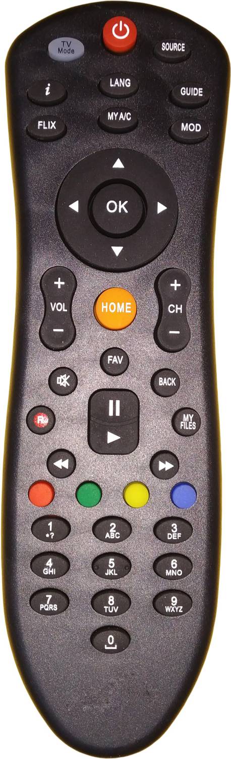 Axelleindia Compatible DishTV Recoding HD Set Top Box Remote Controller (Black) DishTV Remote, Dish Tv Set Top Box Remote Remote Controller