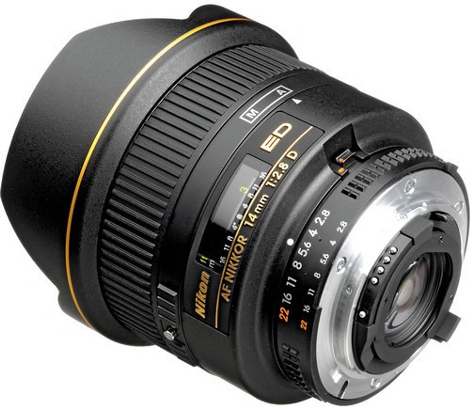 NIKON AF Nikkor 14mm f/2.8D ED Standard Prime Lens - NIKON