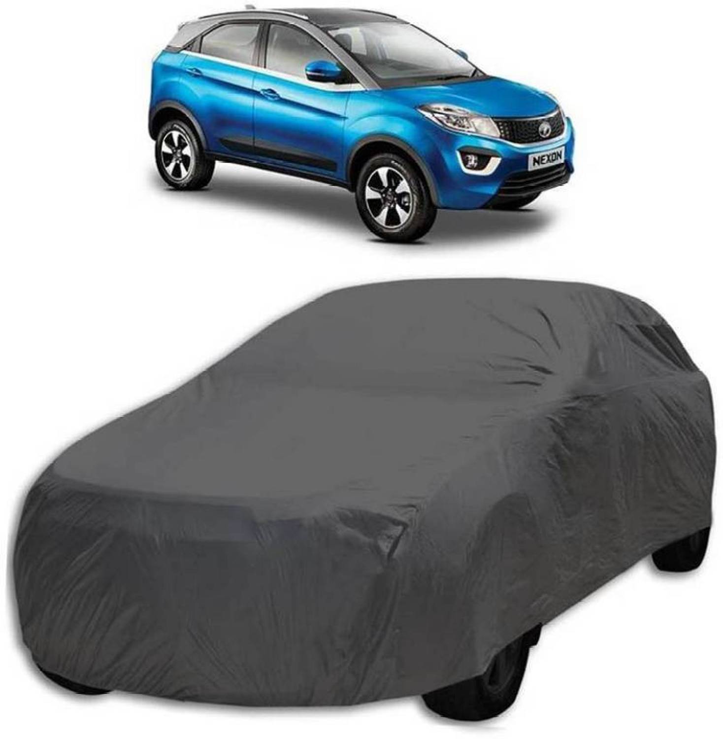 ask Car Cover For Tata Nexon (Without Mirror Pockets)