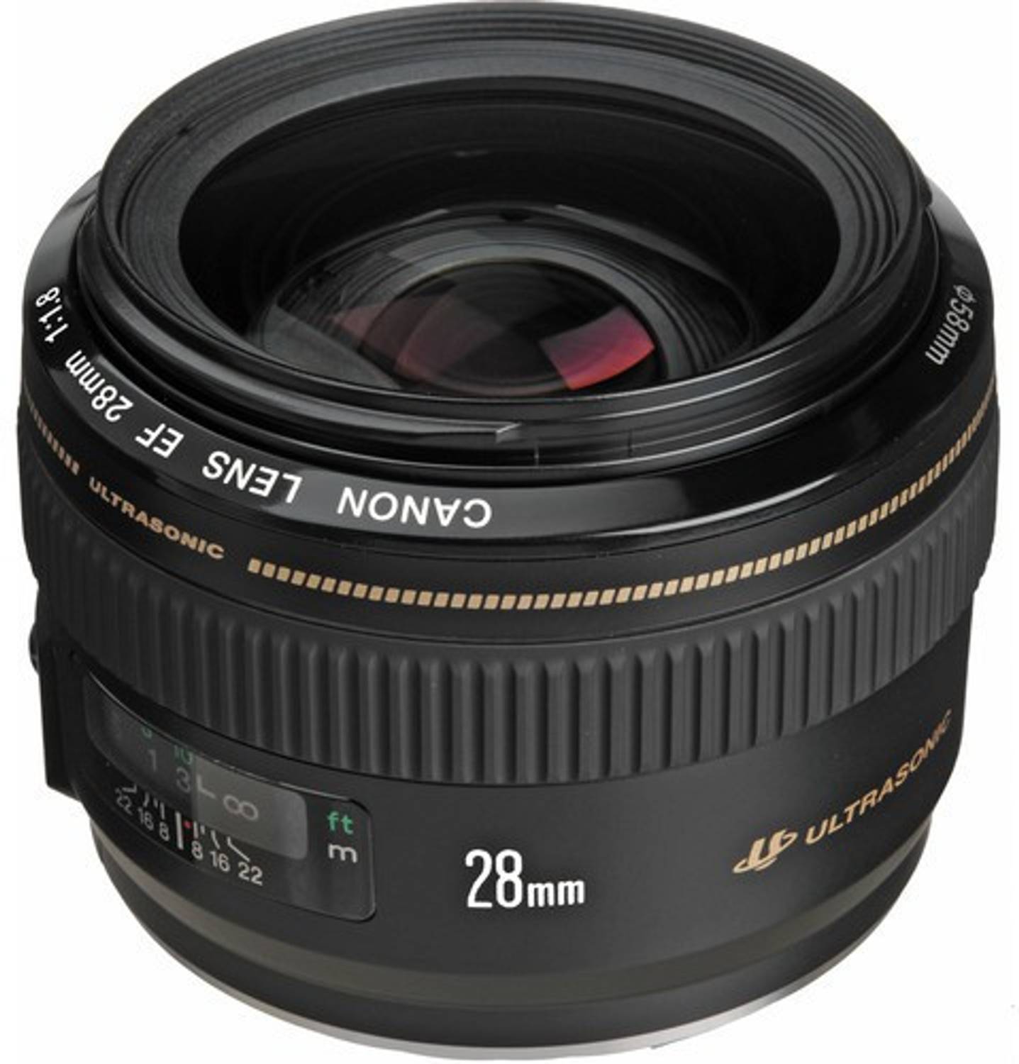 Canon EF28mm f1.8 USM ポーチ、プロテクター付属 キヤノン Canon EF28mm F1.8 USM フルサイズ対応 単焦点レンズ