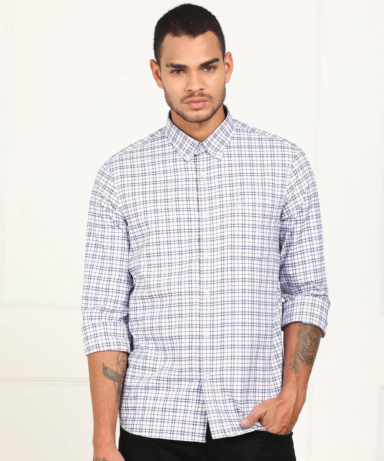 Arrow Sport Men Checkered Casual Multicolor Shirt