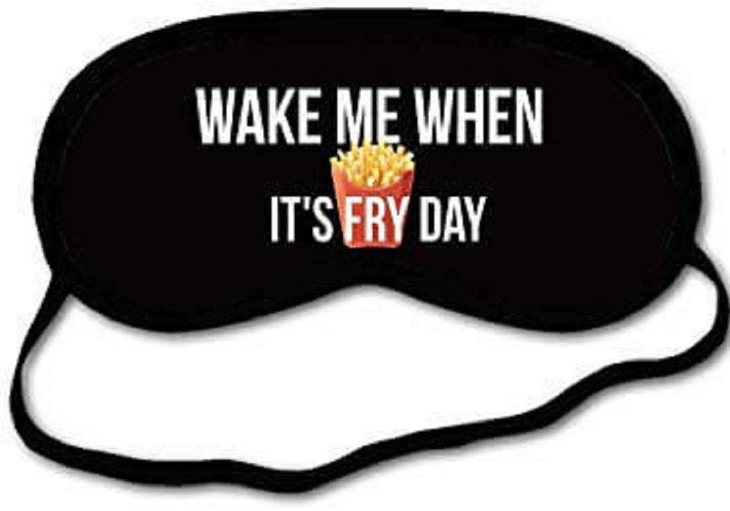 AweStuffs Fryday Eye Mask with 3D Printing Cute Cartoon Pattern Eye Shade