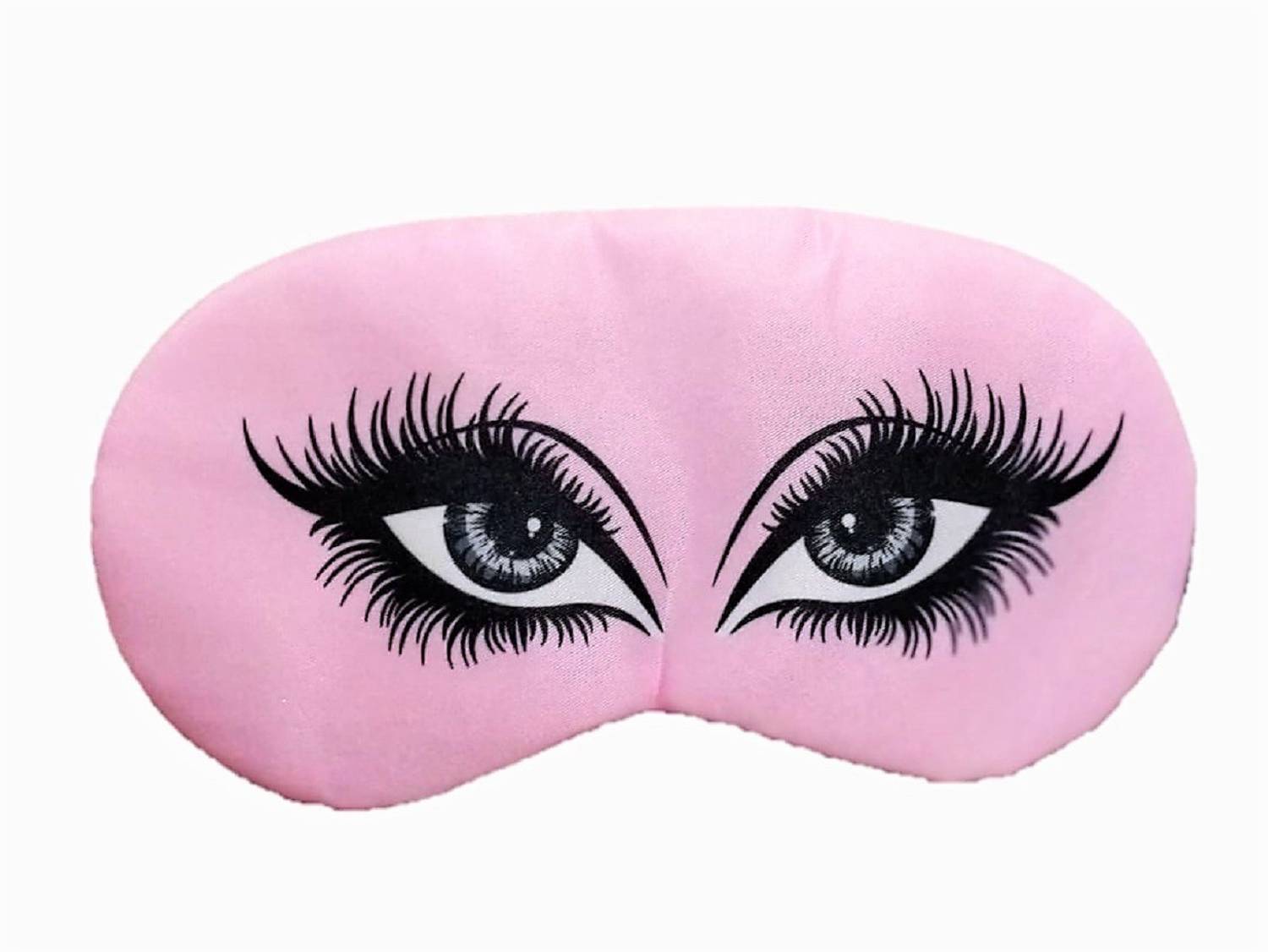 AweStuffs Lovely Eyes Eye Mask with 3D Printing Cute Cartoon Pattern, Best Sleeping Eye Cover for Travel, Nap, Meditation, Blindfold with Adjustable Strap for Men, Women or Kids Eye Shade