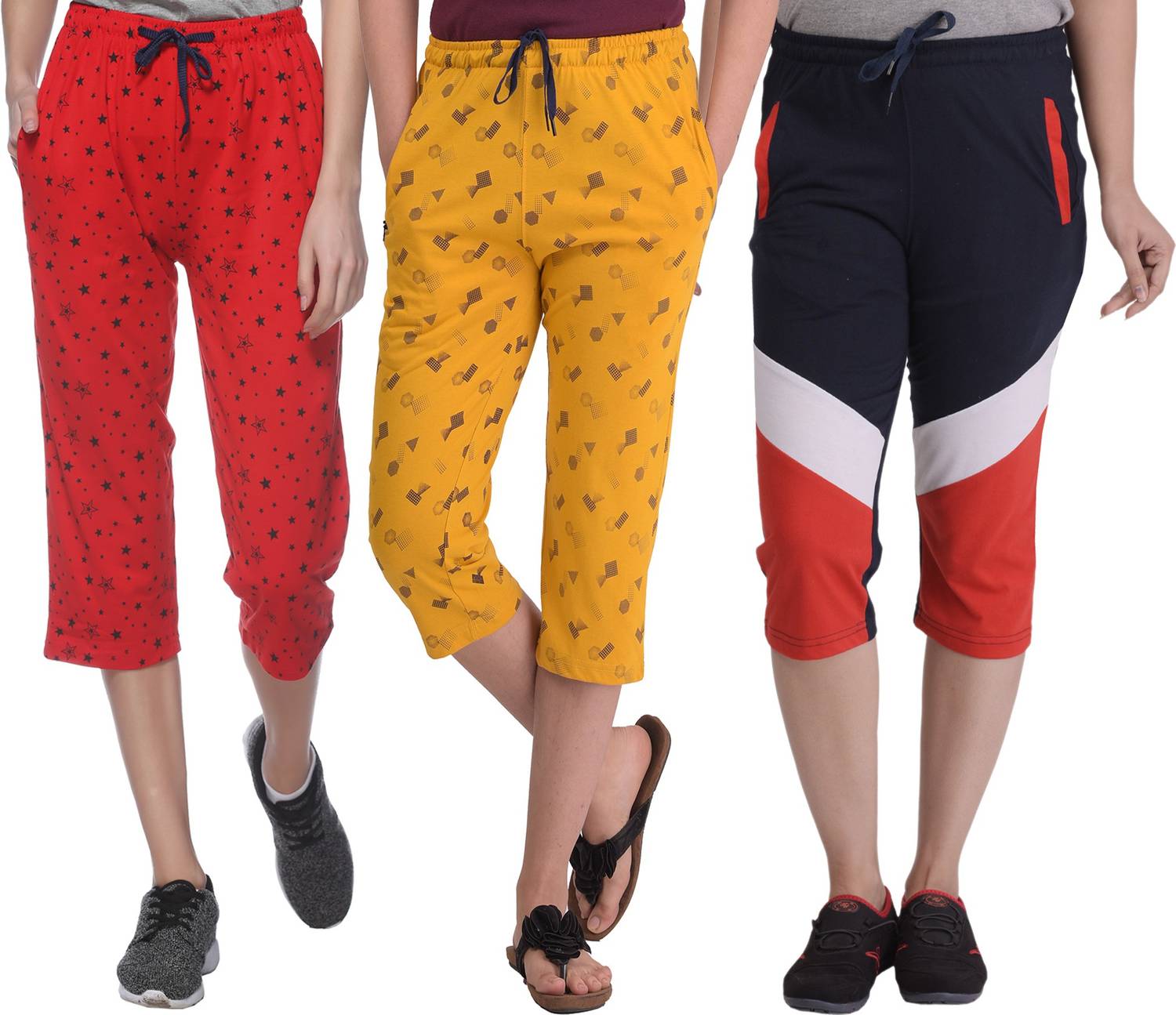 69GAL Women Multicolor Capri