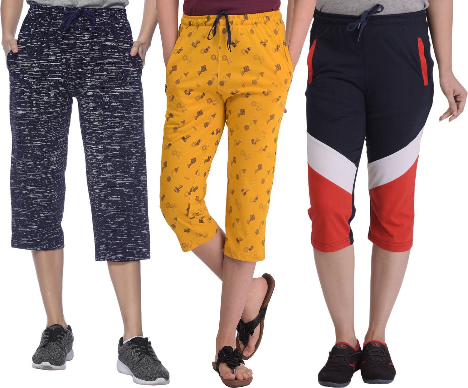 69GAL Women Multicolor Capri
