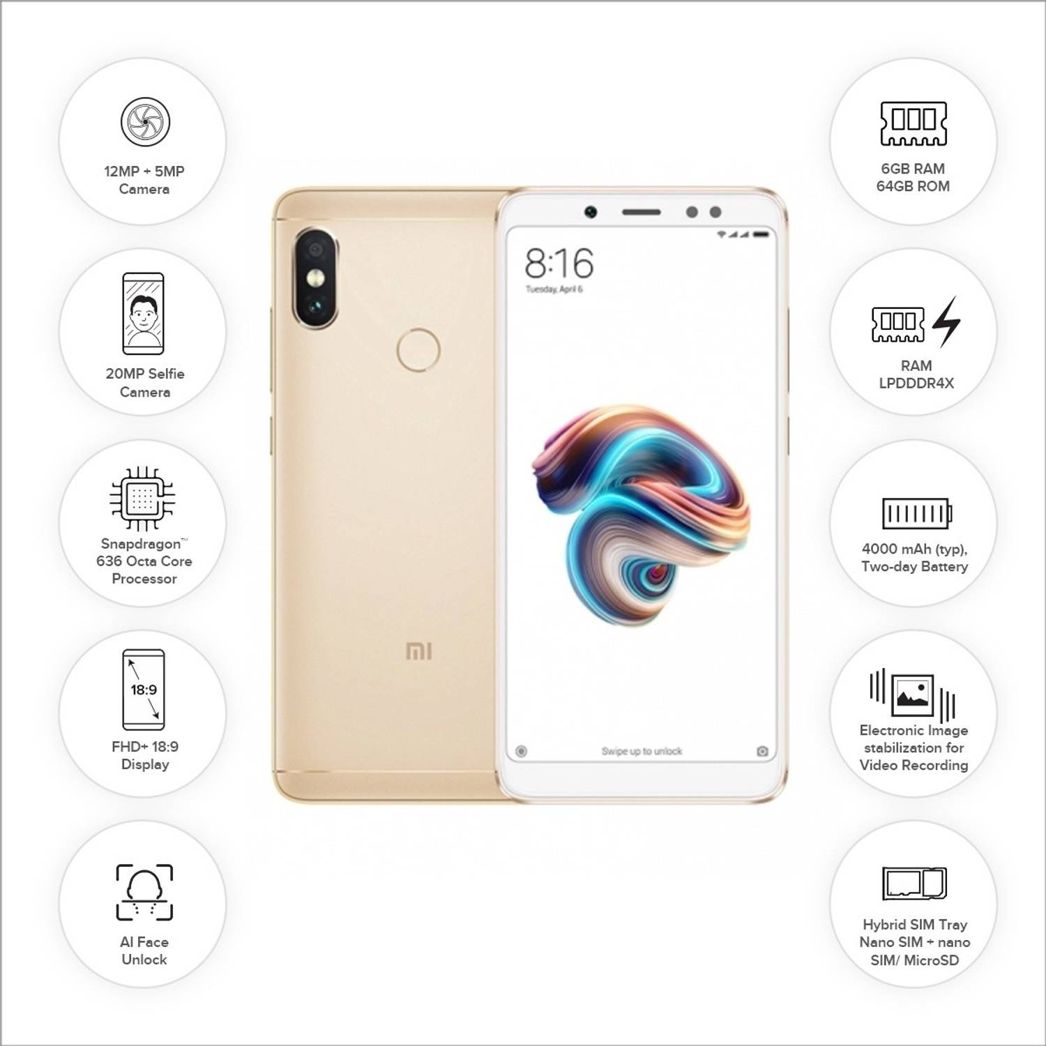 Mi Redmi Note 5 Pro (64 GB Storage, 6 GB RAM) Online at Best Price