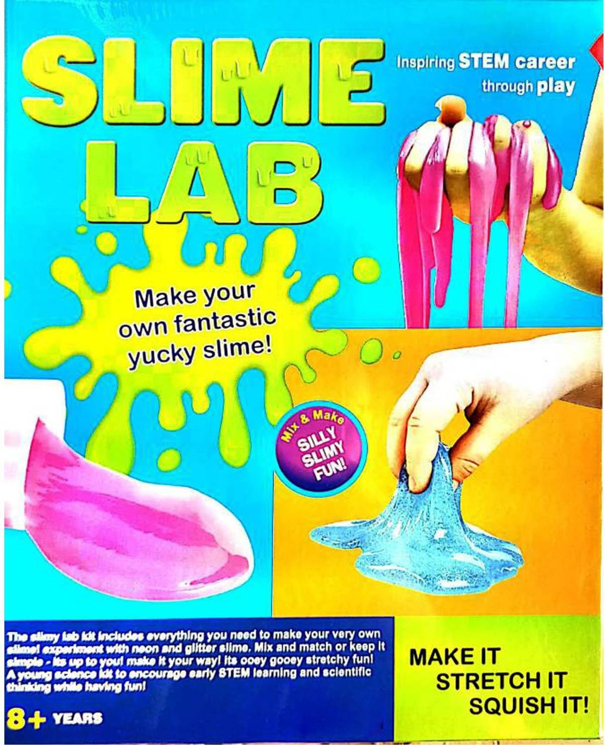 Bonkerz SLIME LAB Make Your Own Spooky Slime Non-Toxic Toy for 6 to 10 Years