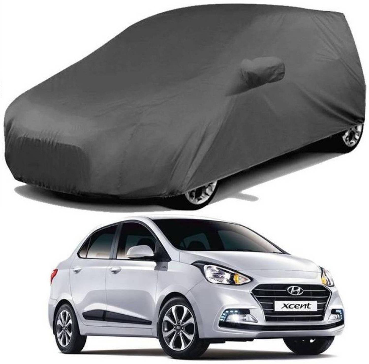 ANLOPE Car Cover For Hyundai Xcent (With Mirror Pockets)