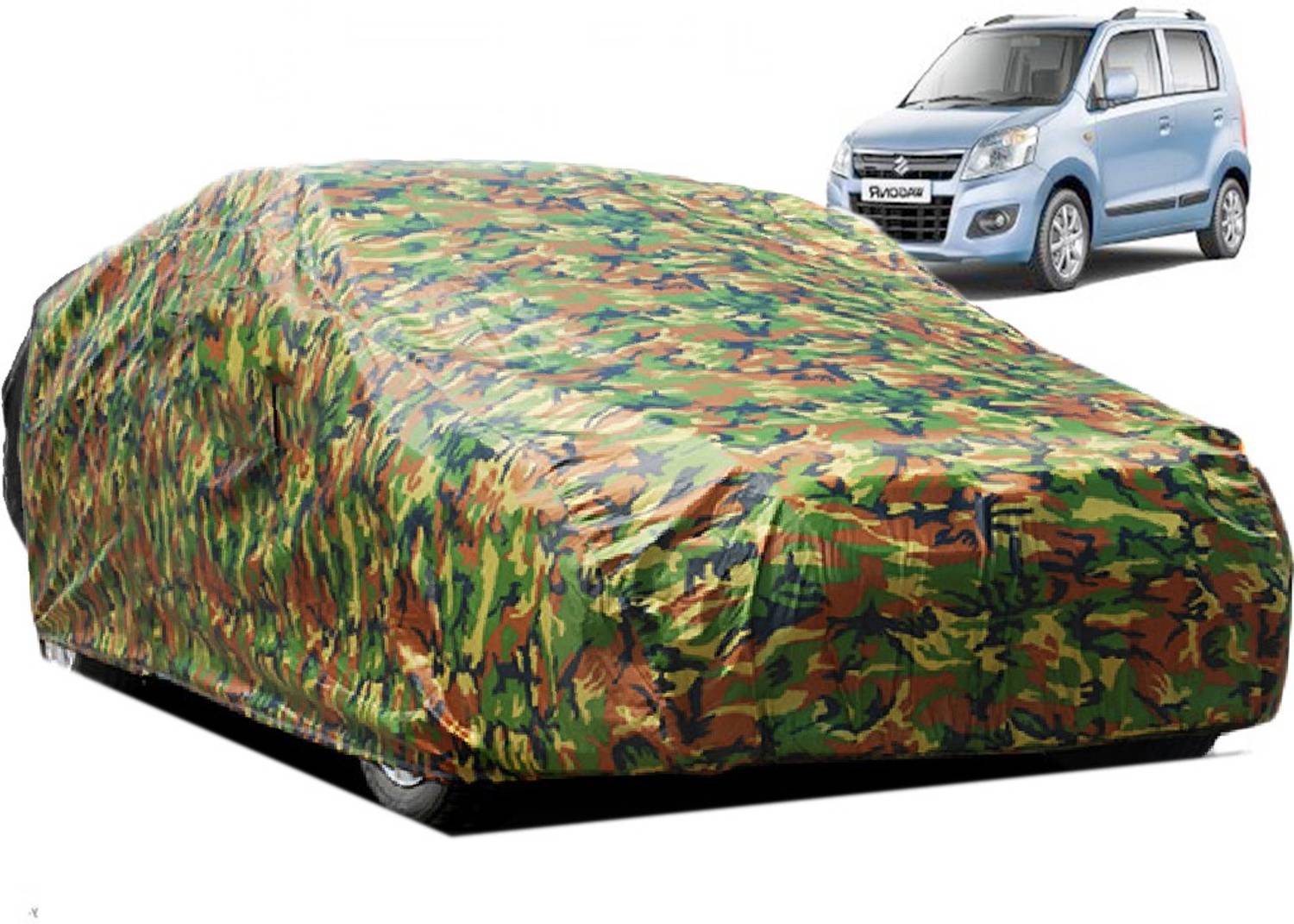 A+ RAIN PROOF Car Cover For Maruti Suzuki WagonR (Without Mirror Pockets)