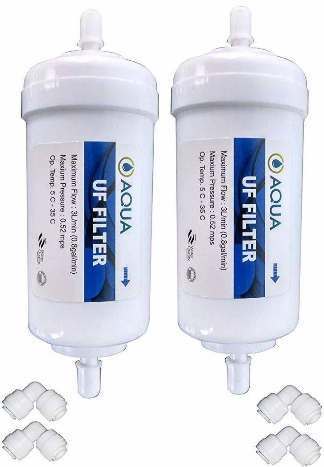 Capital Aqua UF Filter, Suitable for All RO Water Purifier (Pack Of 6) Solid Filter Cartridge