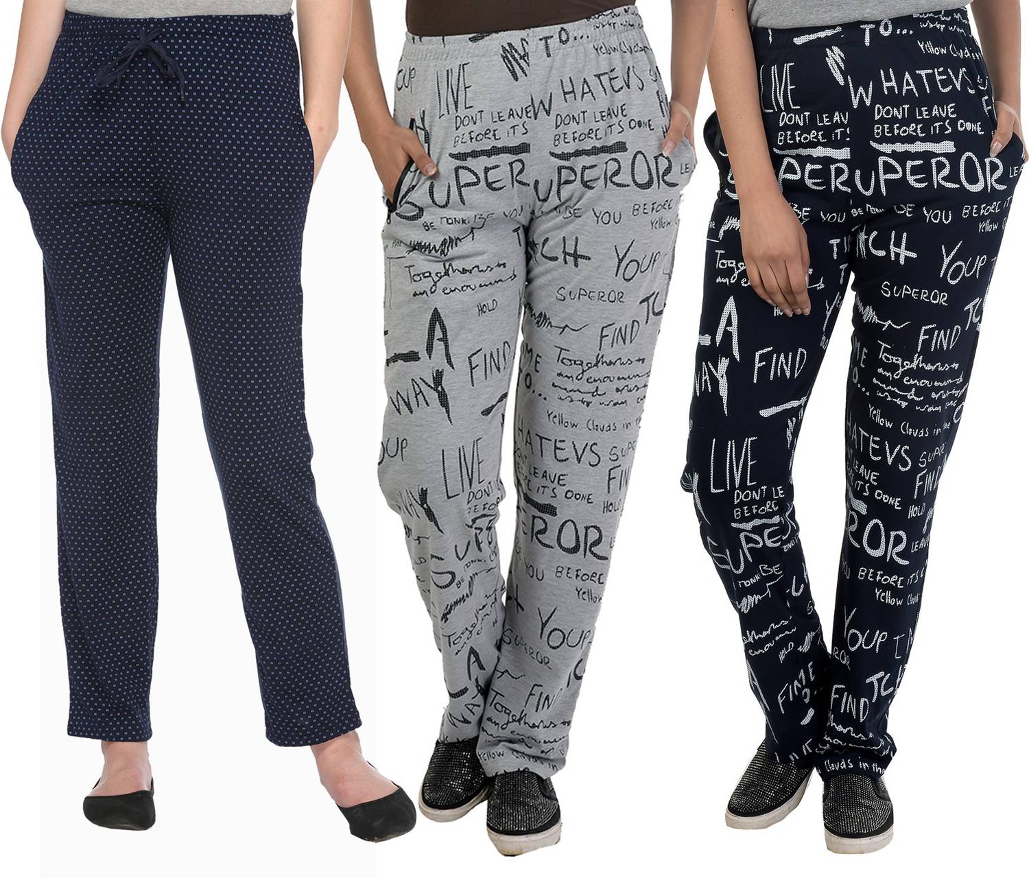 69GAL Printed Women Multicolor Track Pants