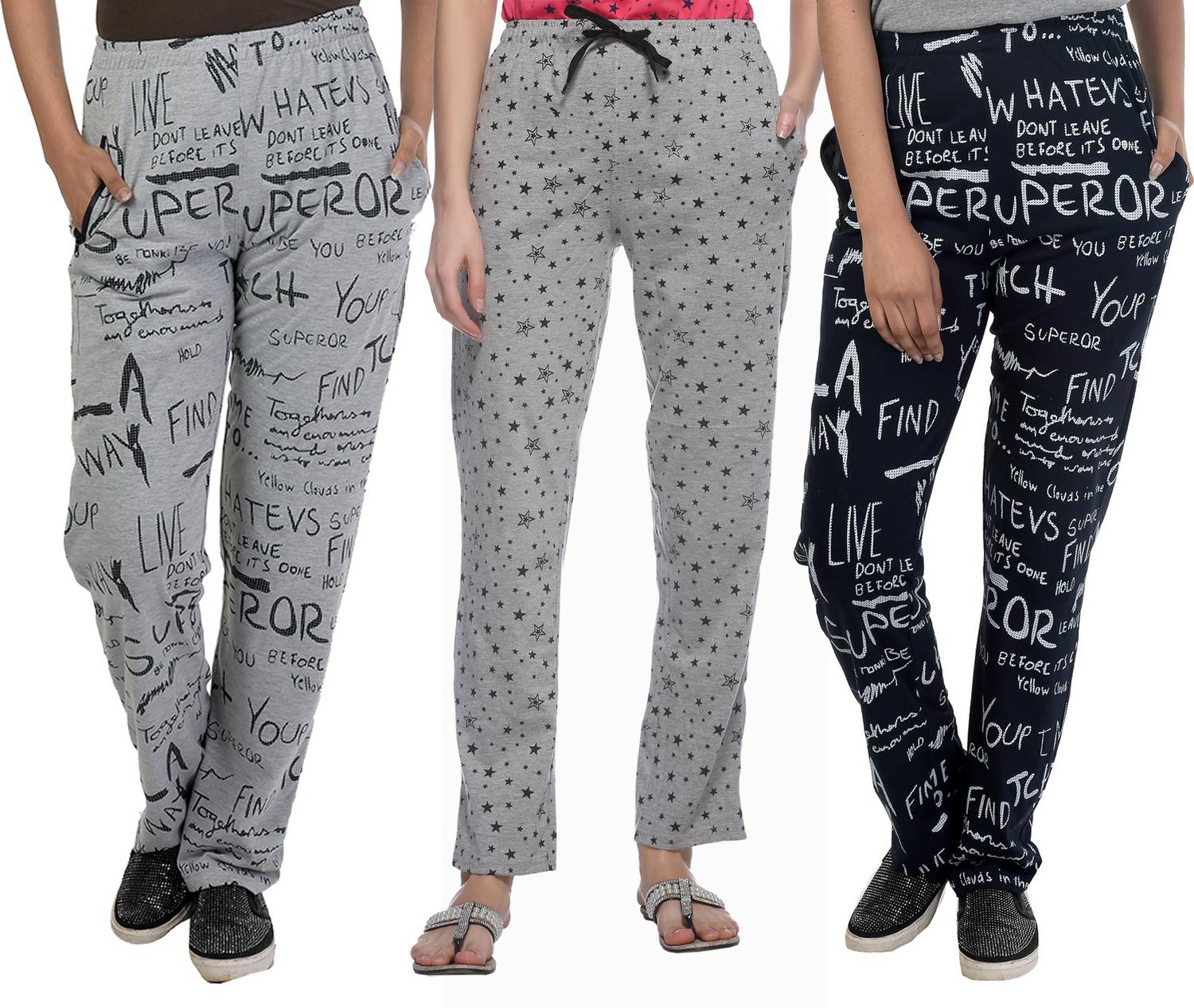69GAL Printed Women Multicolor Track Pants