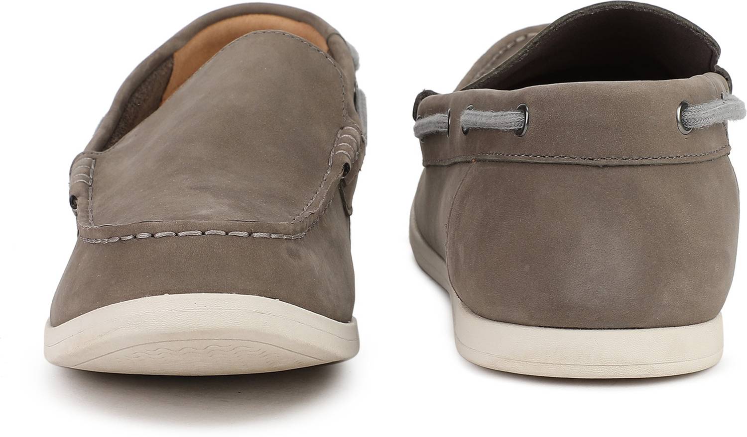 CLARKS Morven Sun Dark Grey Nubuck Loafers For Men - Buy CLARKS 