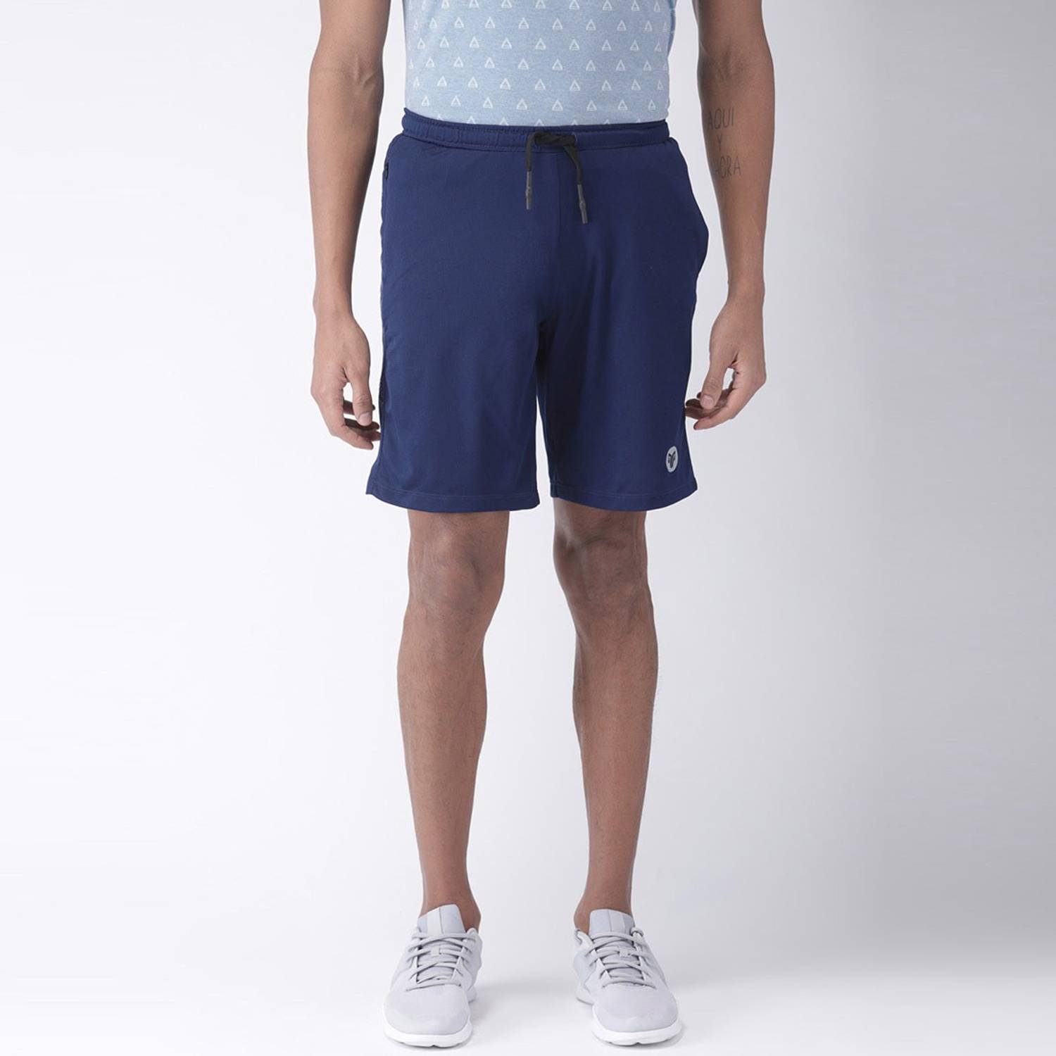 2GO Printed Men Blue Sports Shorts
