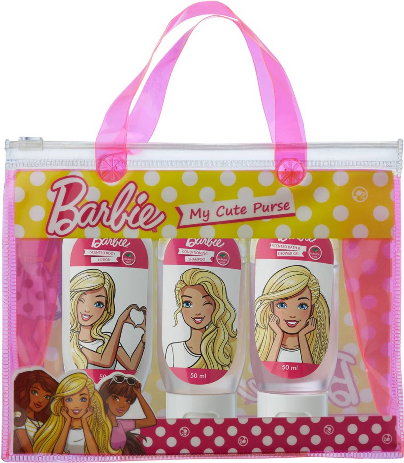 BARBIE My Cute Purse (B&S Gel 50ml + C.Shampoo 50ml + B.Lotion 50ml)