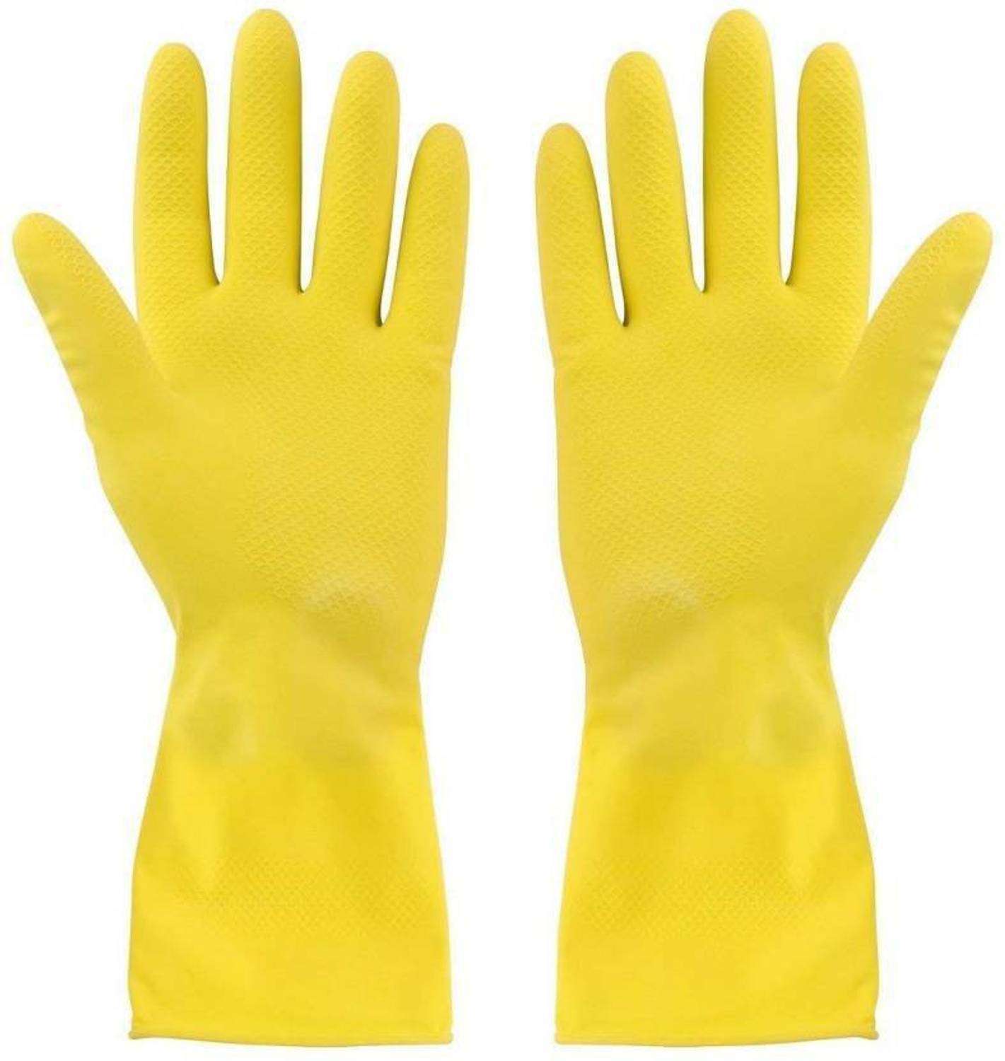 SOLITUDE latex household gloves for kitchen and home (1 Pair) Wet and Dry Glove Wet and Dry Glove (Free Size) Wet and Dry Glove
