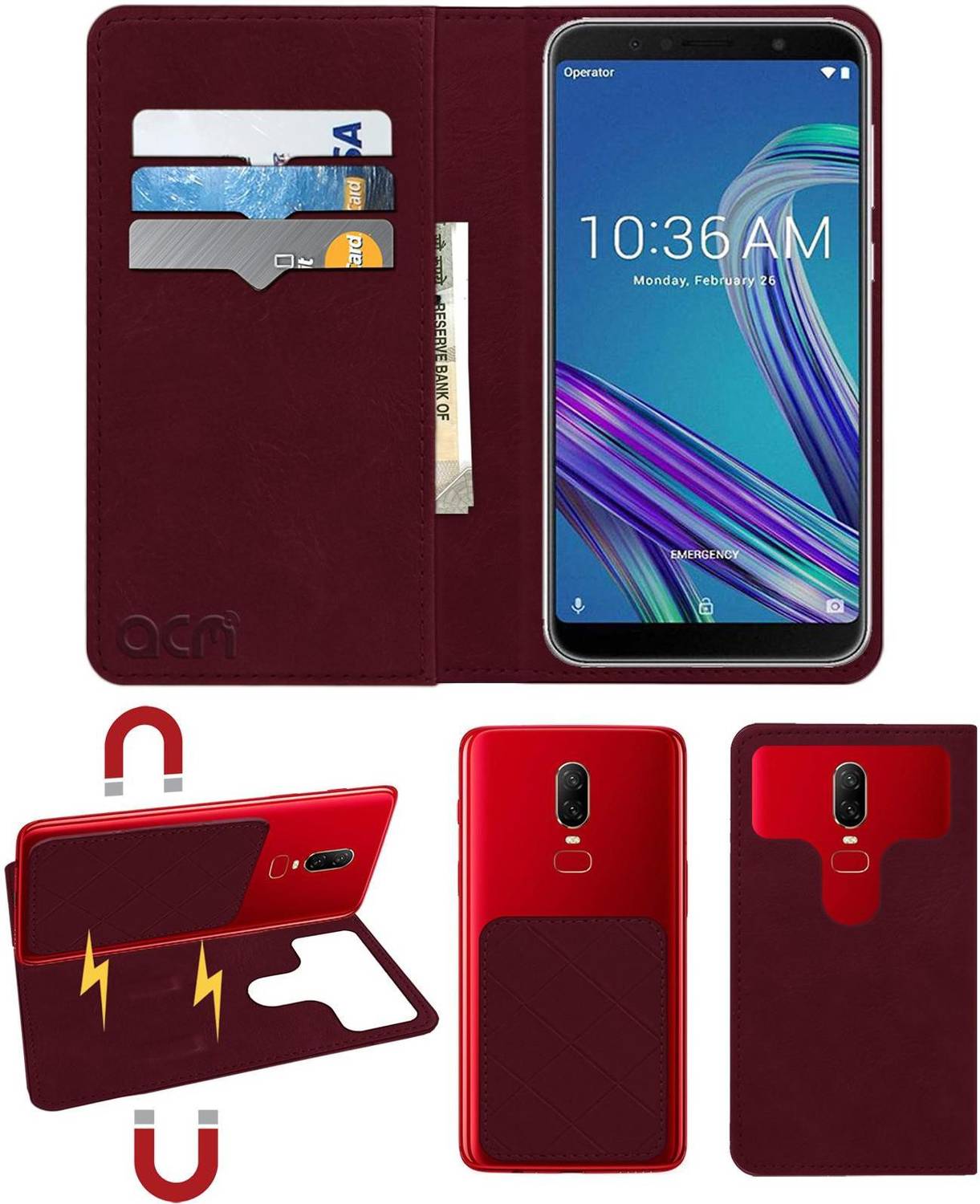 ACM Flip Cover for Asus Zenfone Max Pro M1