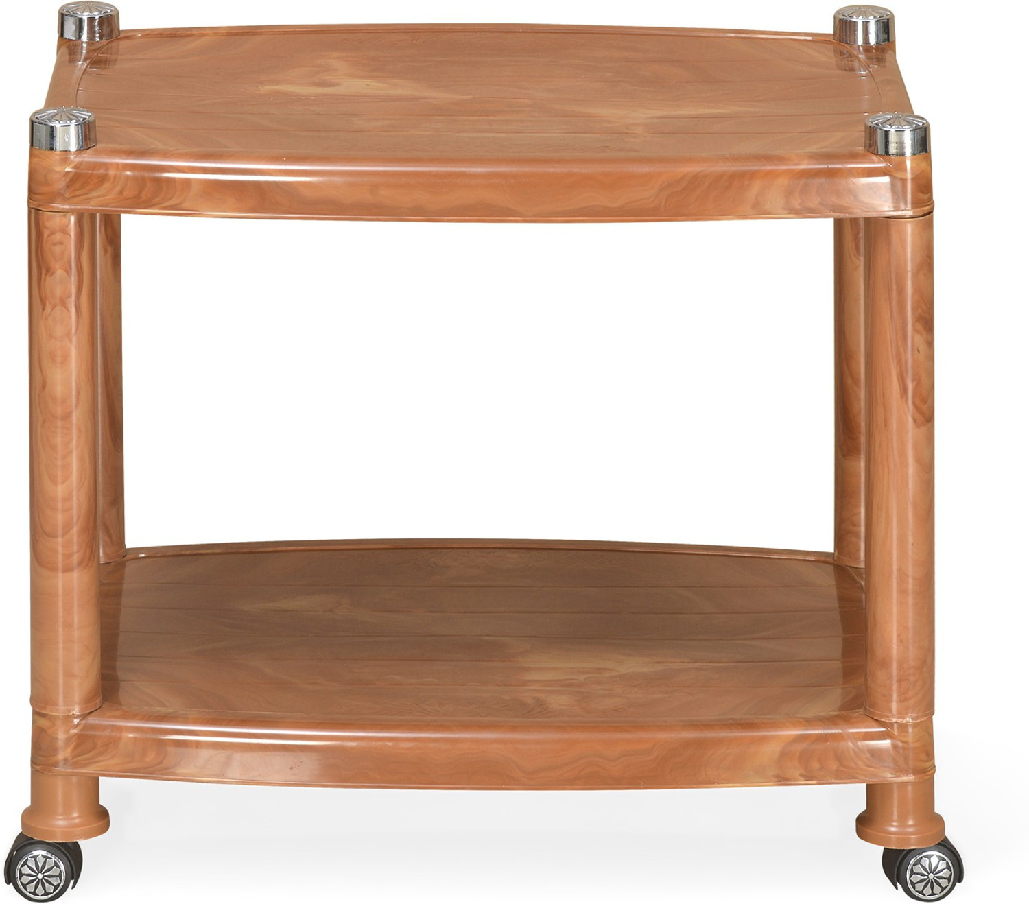 Image of Nilkamal Centble 2 Plastic Coffee Table (Finish Color - Pear wood, DIY(Do-It-Yourself))