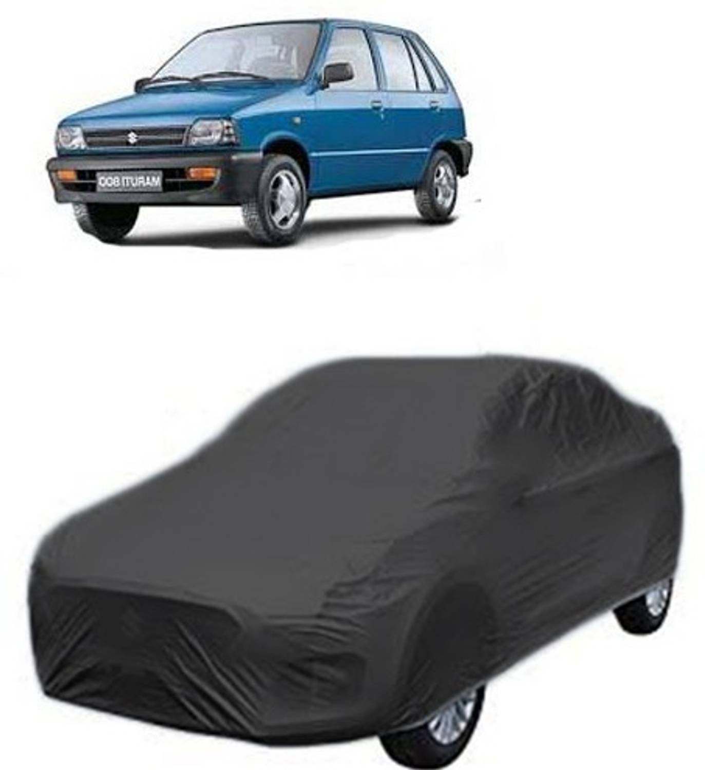 A+ RAIN PROOF Car Cover For Maruti Suzuki 800 (Without Mirror Pockets)