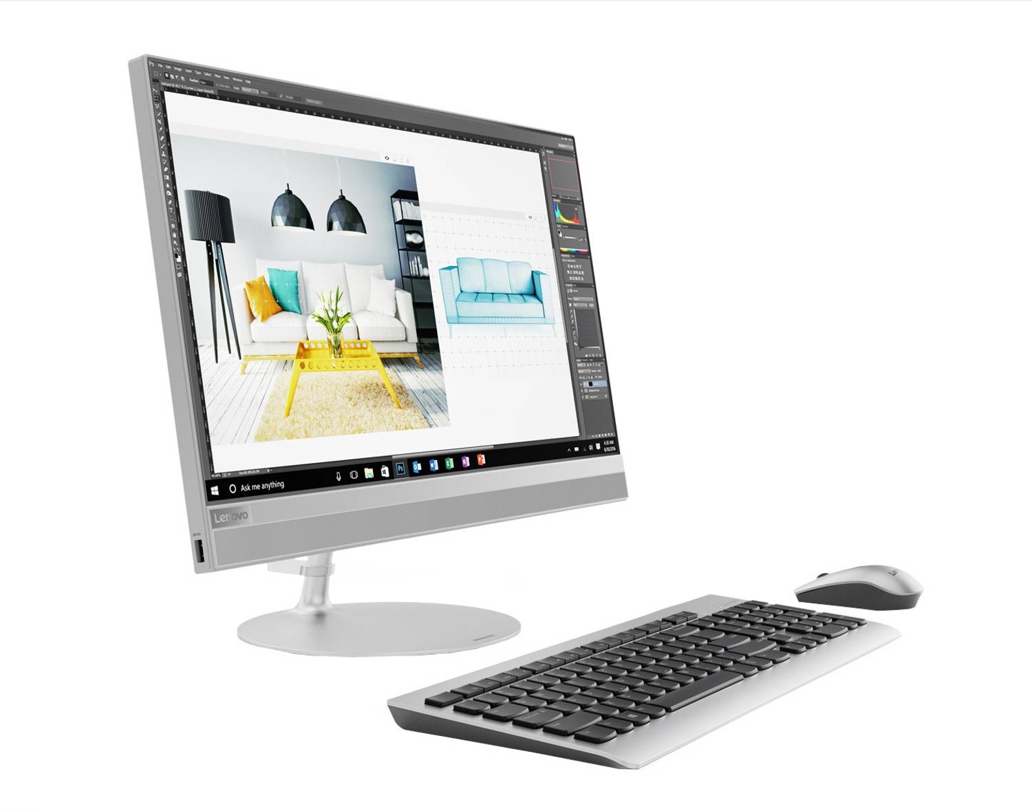 Lenovo Ideacentre 520 Core i5 (8th Gen) (8 GB DDR4/2 TB/Windows 10