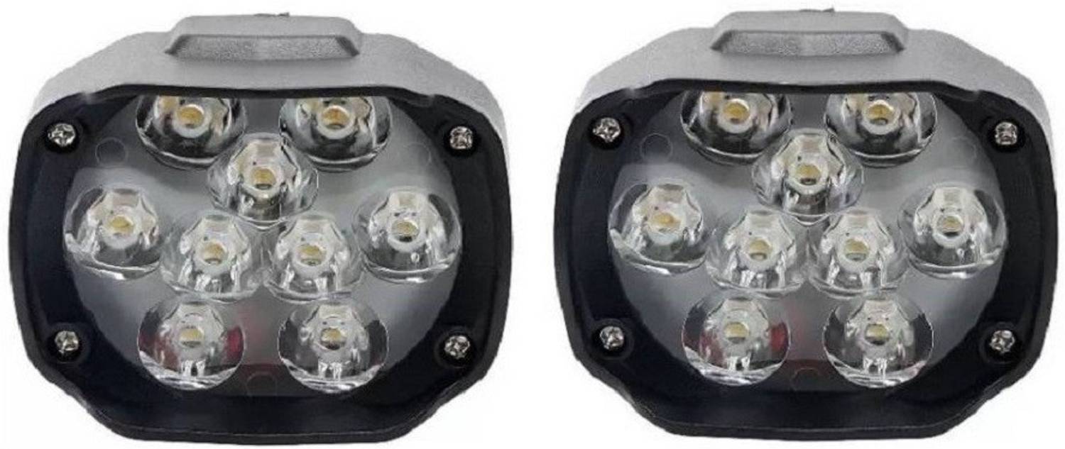 AUTOGARH 9 LED Fog Light Spot Beam Waterproof Heavy Duty Pod Driving Work Lamp For C B Triger Fog Lamp Car, Motorbike LED for Honda (12 V, 55 W)