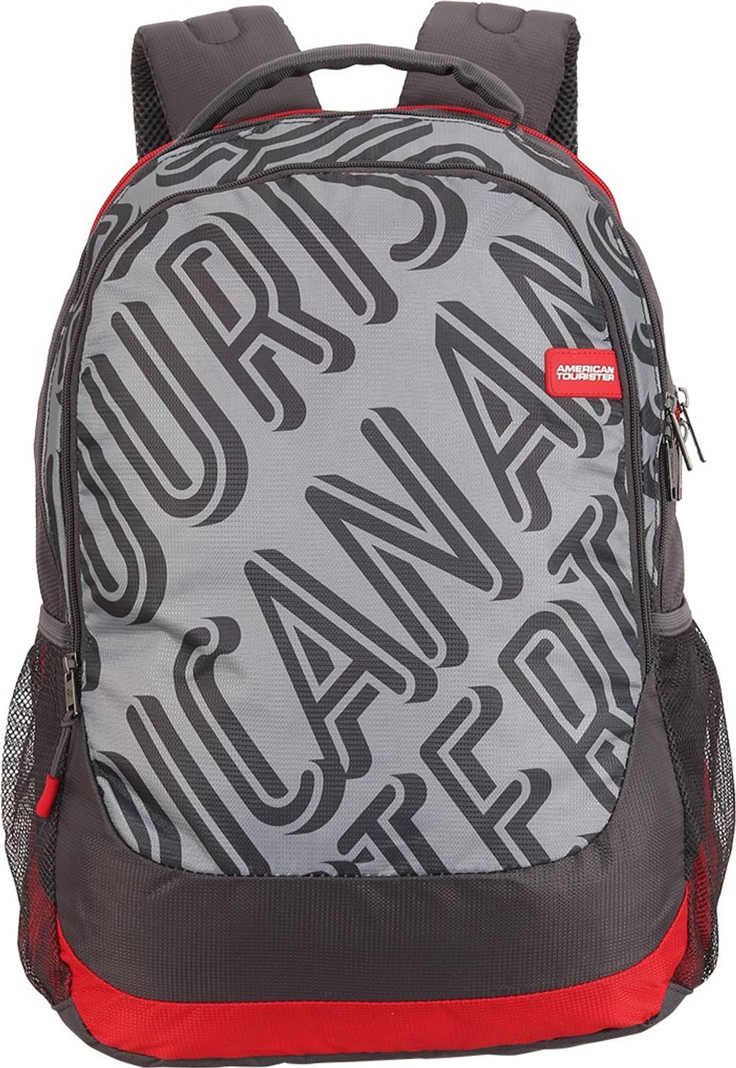 AMERICAN TOURISTER PLOP BACKPACK 01- GREY/RED 34 L Backpack