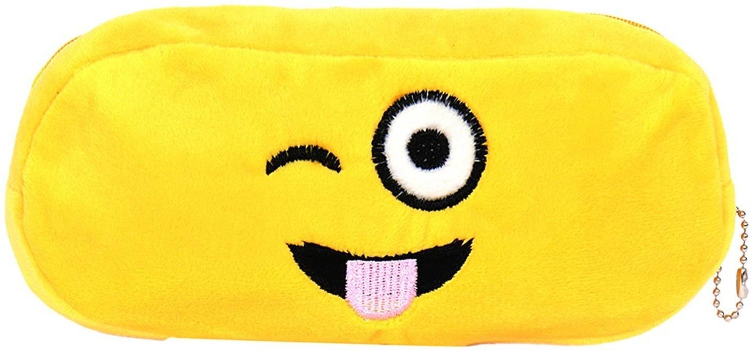 24x7eMall tounge emoji Art Canvas Pencil Box