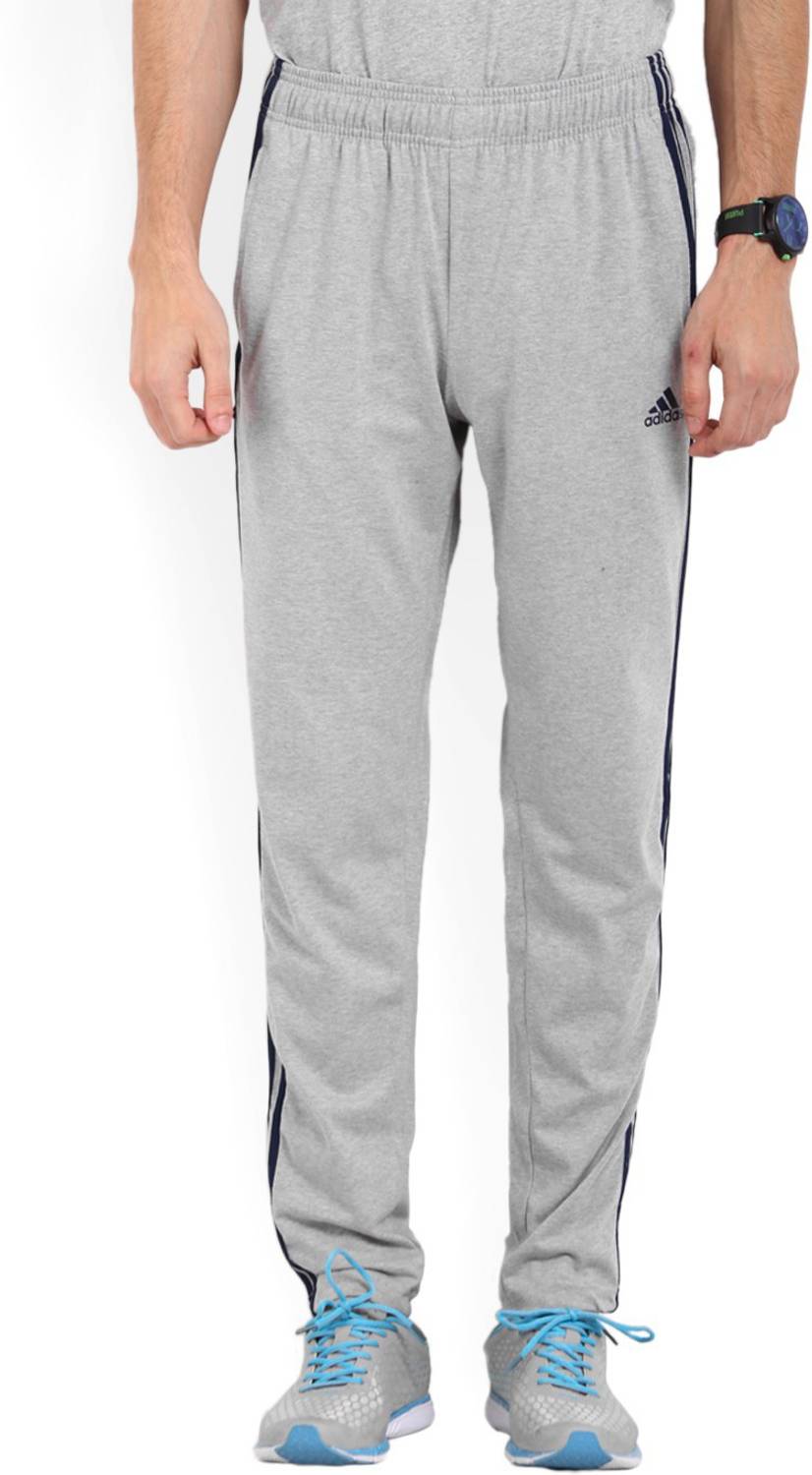 ADIDAS Solid Men Grey Track Pants