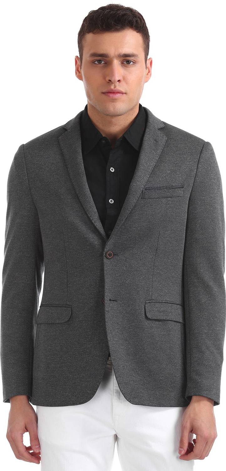 ARROW Solid Single Breasted Formal Men Blazer