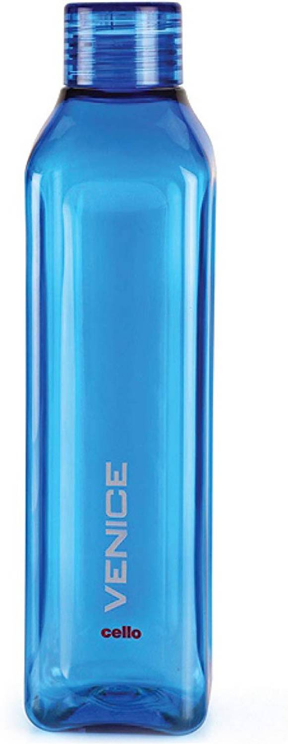 cello Venice Plastic Water Bottle, 1 Litre, Set of 1, blue 1000 ml PET Bottle
