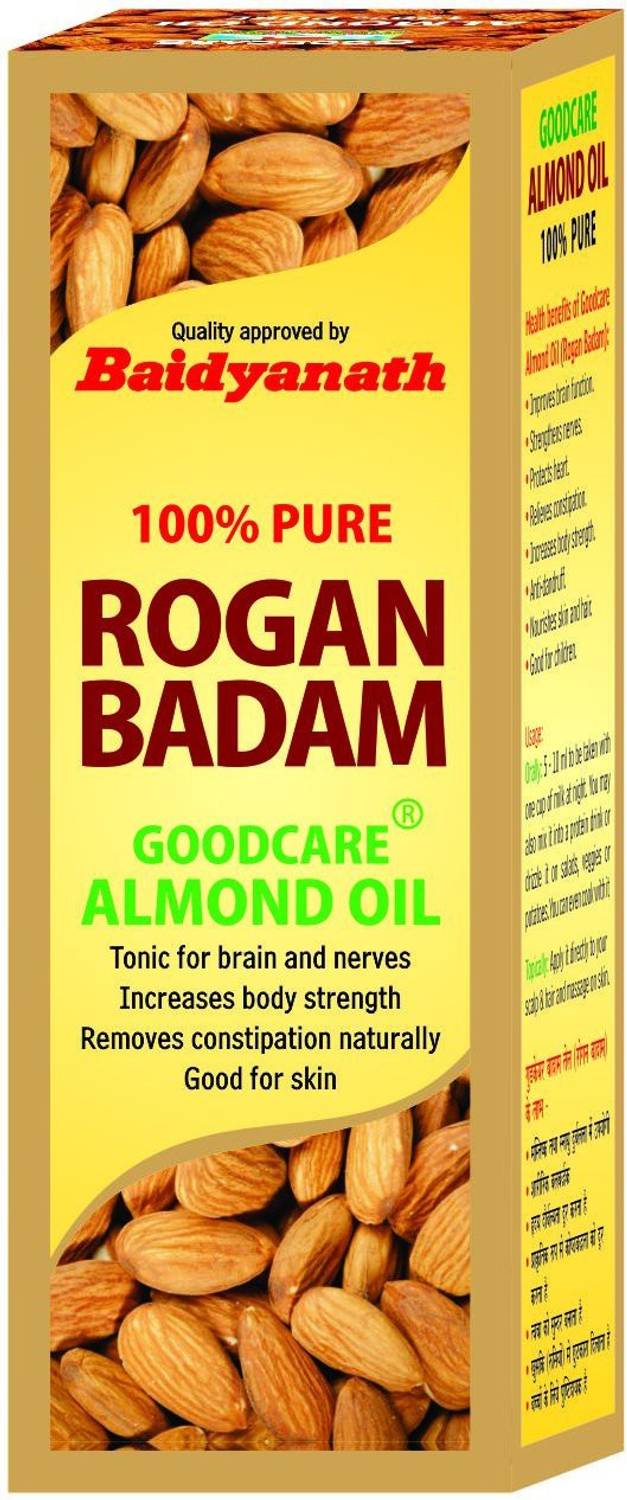 Baidyanath Rogan Badam Oil | For Healthy Skin, Hair, Nails, Undereyes