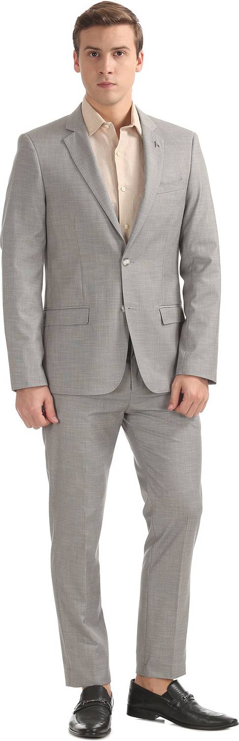 ARROW 2 Piece Solid Men Suit