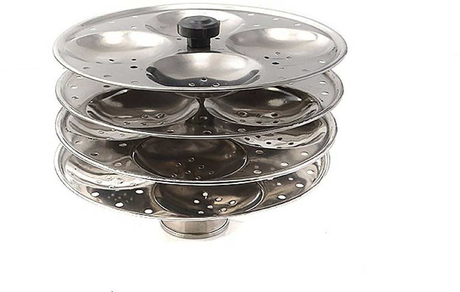 Image of Shree Shyam IDLI STAND Induction & Standard Idli Maker (4 Plates, 16 Idlis )