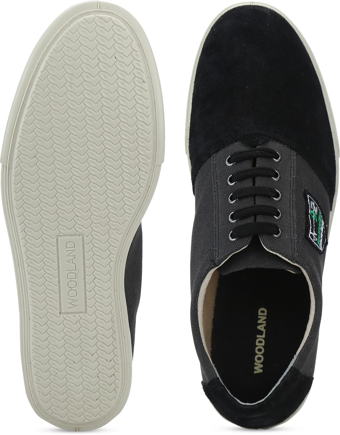 Image of WOODLAND Lace Up Lightweight Breathable Comfortable Daily Use Casuals For Men