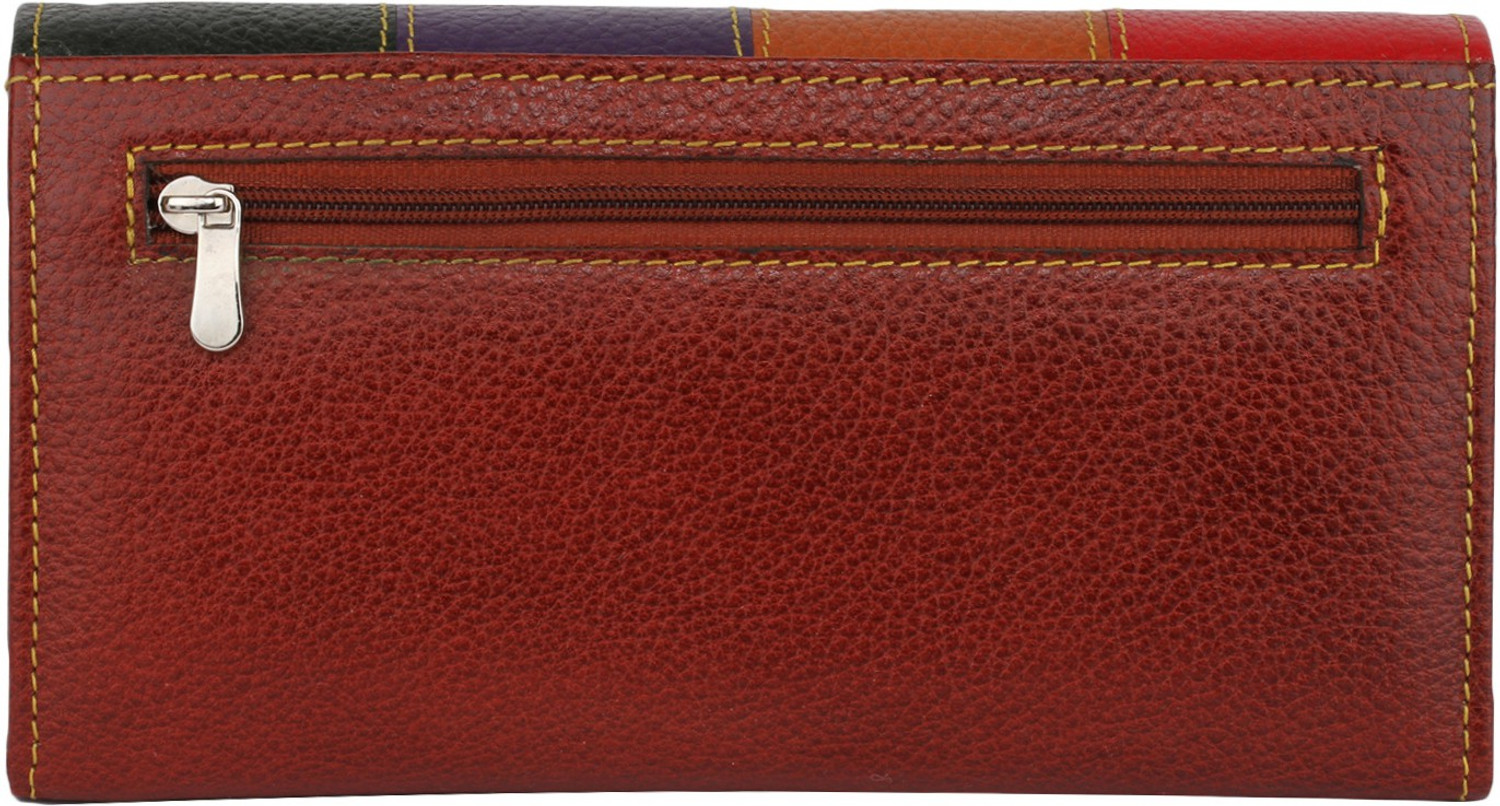 Image of K London Women Multicolor Genuine Leather Wallet