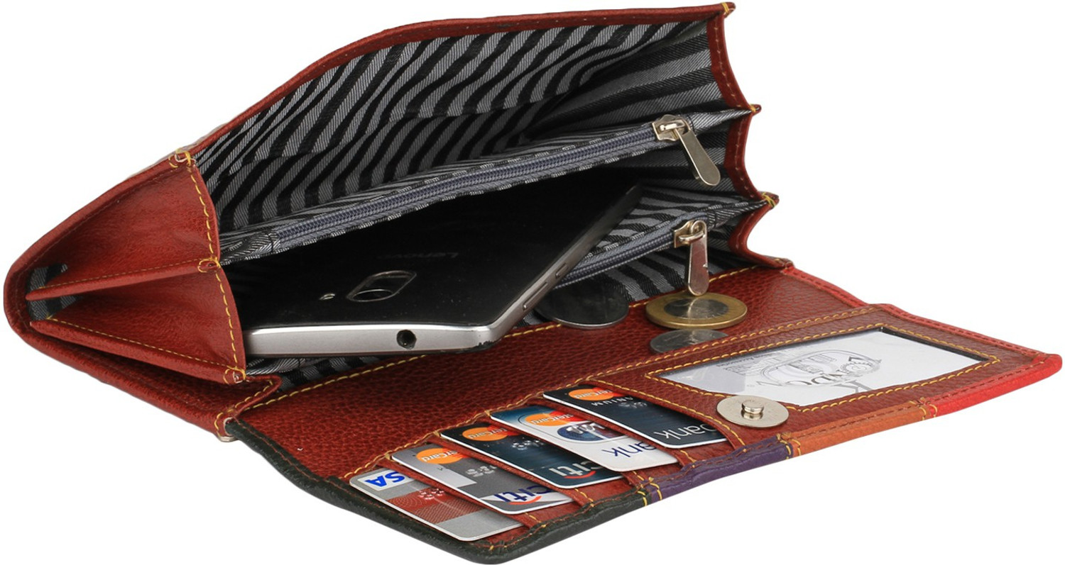Image of K London Women Multicolor Genuine Leather Wallet