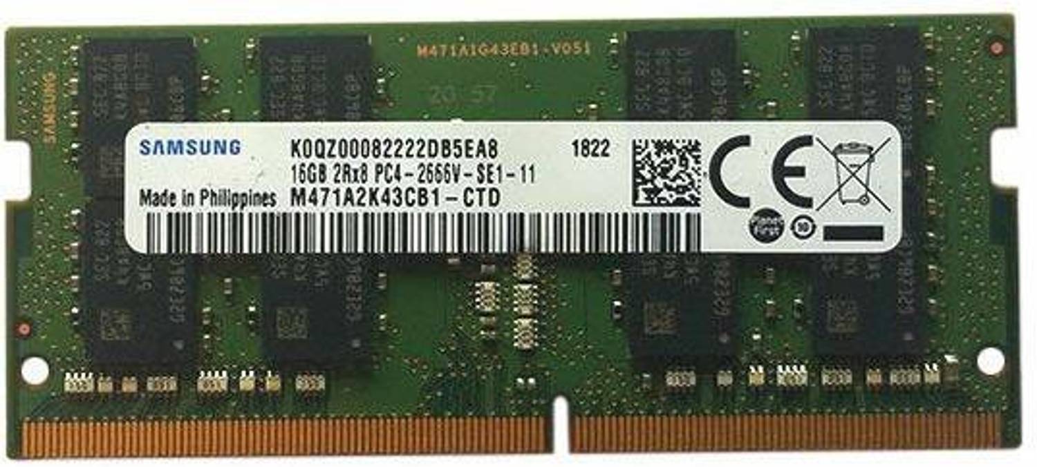 Samsung DDR4 16GB（8GB 2枚組）　M13 samsung-m471a2k43cb1-ctd-pc4-