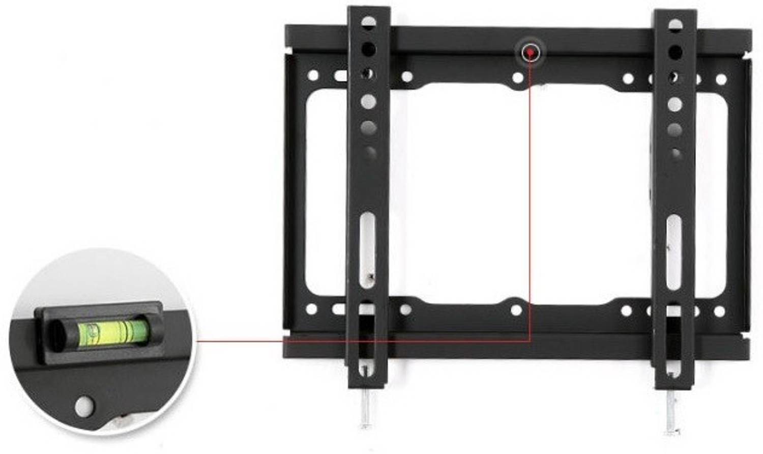 Image of Gadget-Wagon 14 TO 32 inch LCD LED TV mount with screw kit VESA 100 x 100 , 200 x 200 mm Fixed TV Mount