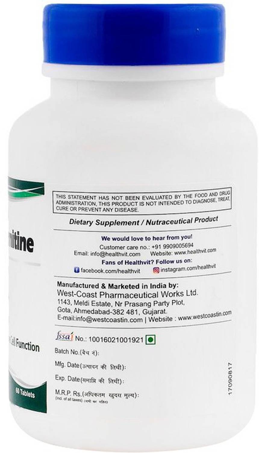 acetyl l carnitine india Best Naturals Acetyl L-Carnitine Alpha Lipoic Acid 750 mg 120 Capsules –  shopbestnaturals.com