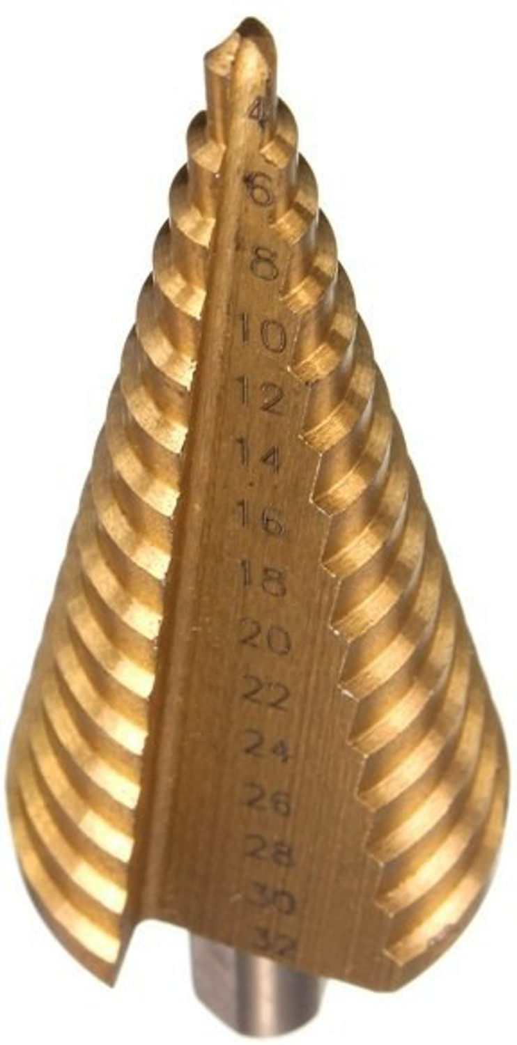 Image of Inditrust 1 pcs HSS High Speed ??Steel Drill Bits from 4mm to 32mm Step Drills Power Tool Set Drill Bit for Power Tool Work Tiles