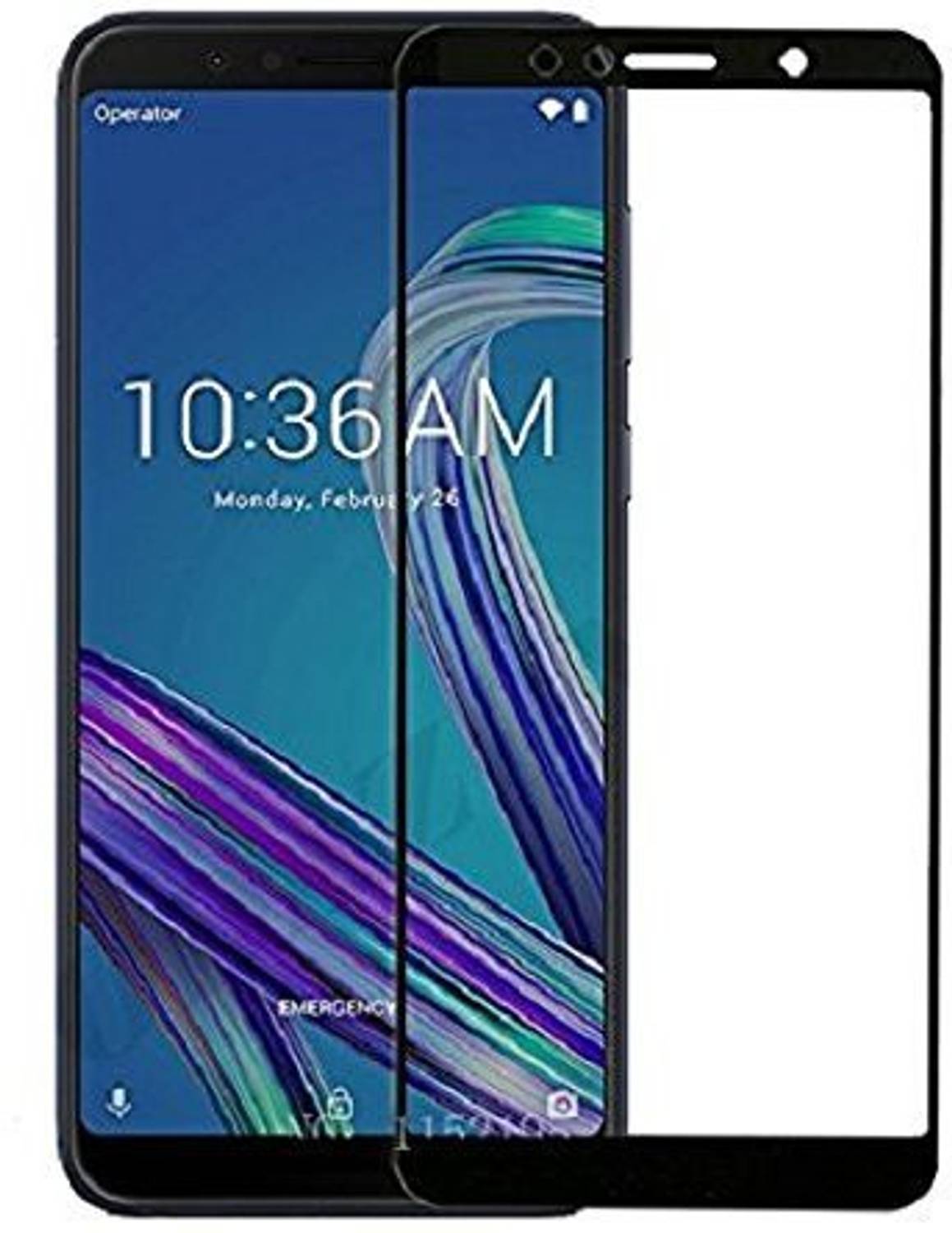 Velfo Tempered Glass Guard for Asus Zenfone Max M1 (ZB555KL)