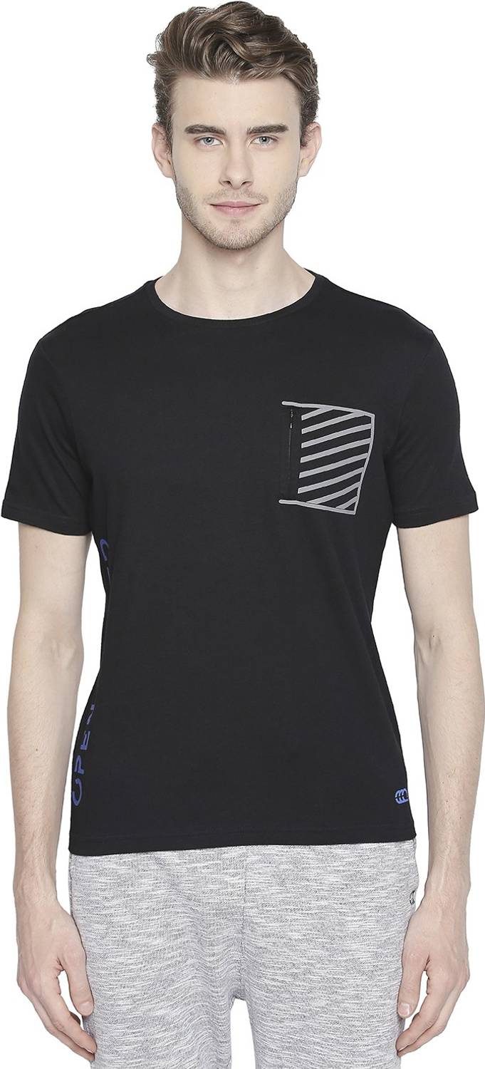 Ajile By Pantaloons Printed Men Round Neck White T-Shirt