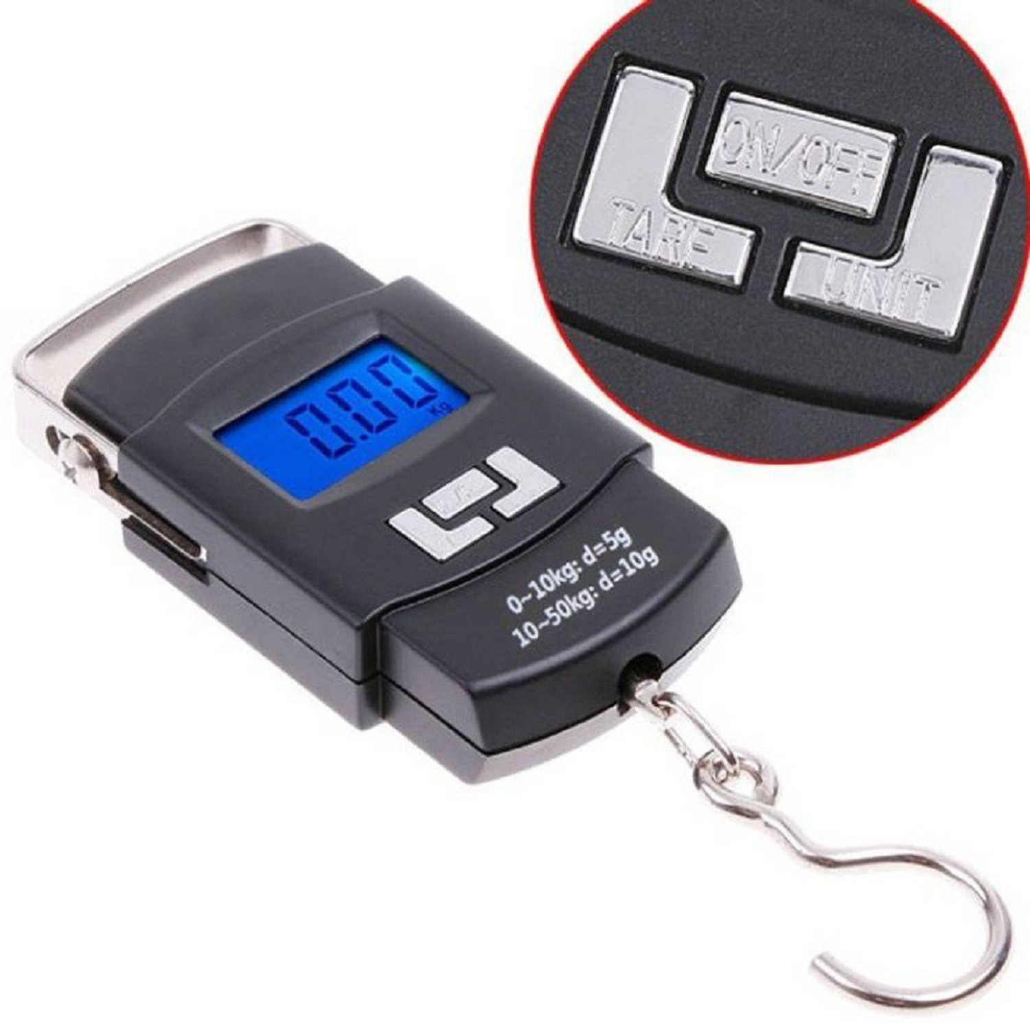 Image of CLOMANA Mini Portable Pocket Digital Electronic 0.1 g To 50 Kg For Measuring Jewelry,kitchen-A2 Weighing Scale (Pack of 1) Weighing Scale
